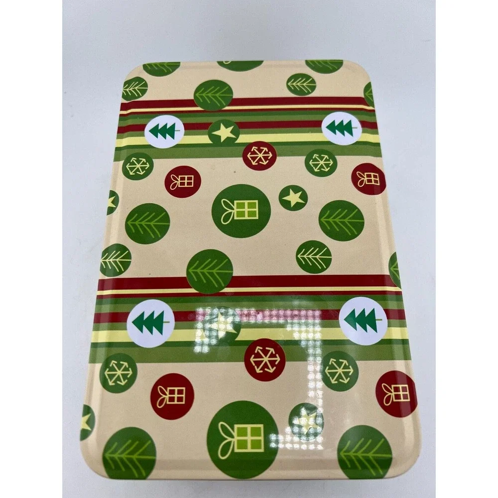 Vintage Christmas‎ Holiday 2 Lbs Cookie Gift Tin